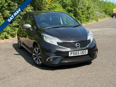 Used Nissan Note N-TEC 80 HP (58 kW) 2015 Black Hatchback