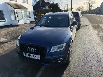 Used Audi Q5 S-line plus 190 HP (139 kW) 2014 Blue SUV