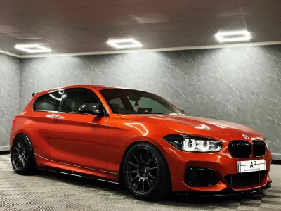 Used BMW M140 M Sport 471 HP (346 kW) 2016 Orange Hatchback