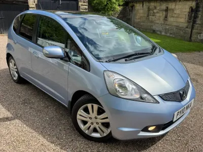 Begagnad Honda Jazz EX 2010 Blå Halvkombi