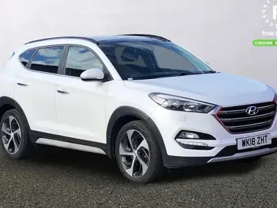 Second-hand Hyundai Tucson Premium SE 141 CP (103 kW) 2018 Alb SUV