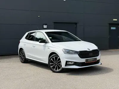 Used Skoda Fabia Monte Carlo 85 HP (62 kW) 2025 White Hatchback