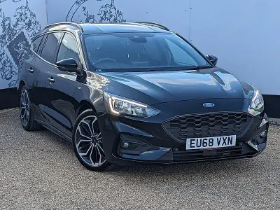 Used Ford Focus ST-Line X 182 HP (133 kW) 2018 Black Estate