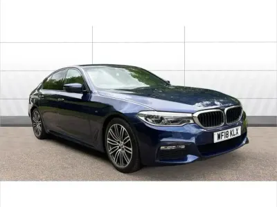 Begagnad BMW 520 M Sport 190 HK (139 kW) 2018 Blå Sedan