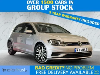 Used VW Golf VII SE 130 HP (95 kW) 2018 Silver Hatchback