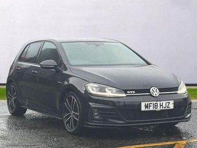 Used VW Golf VII GTD 184 HP (135 kW) 2018 Black Hatchback