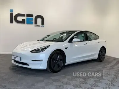 Used Tesla Model 3 Long Range AWD 366 kW (498 HP) 2022 White Sedan