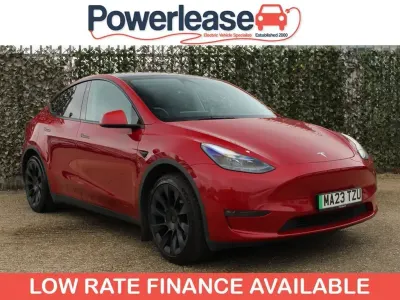 Used Tesla Model Y Long Range AWD 378 kW (514 HP) 2023 Red SUV