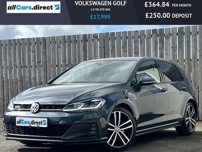 Begagnad VW Golf VII GTD 184 HK (135 kW) 2019 Blå Halvkombi