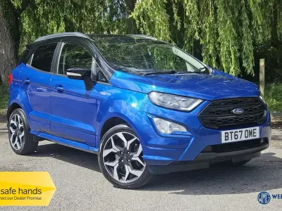 Used Ford Ecosport ST-Line 125 HP (91 kW) 2018 Blue SUV