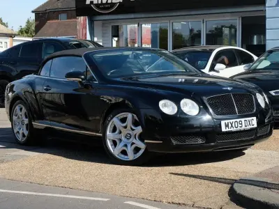 Used Bentley Continental GT Convertible 550 HP (404 kW) 2009 Black Cabriolet