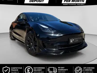 Used Tesla Model 3 Standard Range Plus 177 kW (241 HP) 2020 Black Sedan