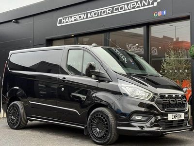 Black Used 2021 Ford Transit Custom Limited Van | £18,590 (A bit pricey)
