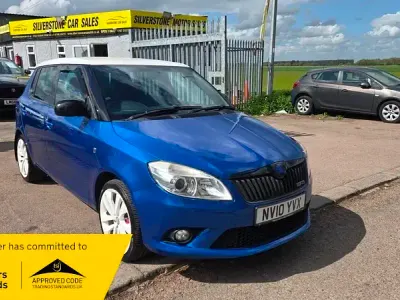 Used Skoda Fabia vRS 180 HP (132 kW) 2010 Blue