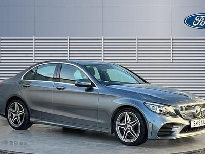 Grey Used 2019 Mercedes C220 AMG Line Premium Sedan | £18,608 (Fair price)