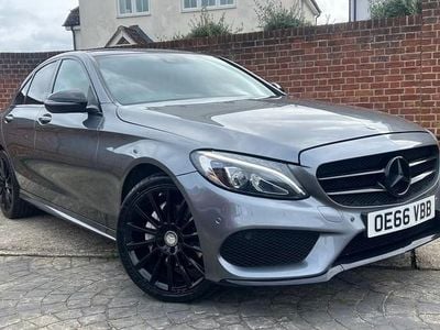 Used Mercedes C220 AMG line 170 HP (125 kW) 2017 Grey Sedan