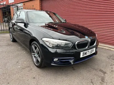 Used BMW 118 Sport Line 150 HP (110 kW) 2017 Black Hatchback