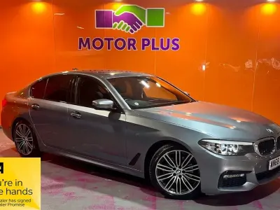 Used BMW 520 M Sport 190 HP (139 kW) 2018 Blue Sedan