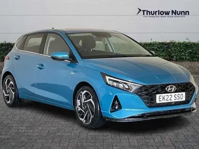 Używany Hyundai i20 Premium 100 KM (73 kW) 2022 Turkusowy Hatchback