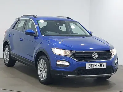 Usado VW T-Roc SE 115 HP (84 kW) 2019 Azul SUV