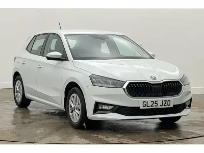 Used Skoda Fabia SE 94 HP (69 kW) 2025 Moon white metallic Hatchback