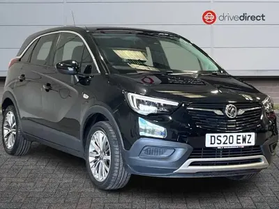 Used Vauxhall Crossland X SRi 110 HP (80 kW) 2020 Black SUV