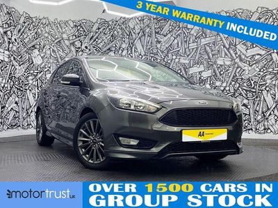 Grey Used 2017 Ford Focus ST-Line Hatchback | £9,195 (Good price)