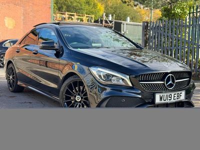 Black Used 2019 Mercedes CLA220 AMG line Sedan | £17,995 (Fair price)