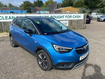Used Vauxhall Crossland X Elite 83 HP (61 kW) 2020 Blue SUV