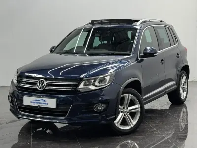 Used VW Tiguan R-line 177 HP (130 kW) 2015 Blue SUV
