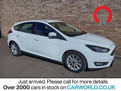 Used Ford Focus Titanium 120 HP (88 kW) 2018 White Hatchback