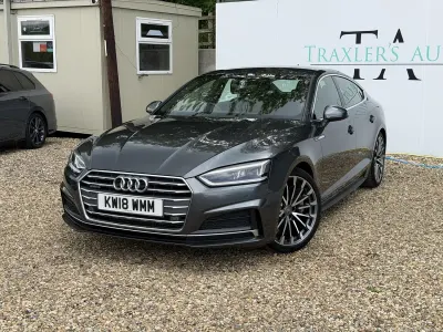 Used Audi A5 Sportback S-Line 252 HP (185 kW) 2018 Grey Hatchback