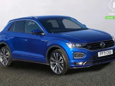 Usado VW T-Roc R-line 150 HP (110 kW) 2021 Azul SUV