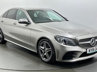 Usado Mercedes C300 AMG Line Premium 245 CV (180 kW) 2019 Plateado Berlina