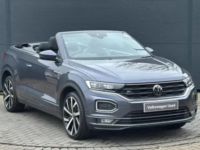 Used VW T-Roc Cabriolet R-line 150 HP (110 kW) 2021 Grey Cabriolet