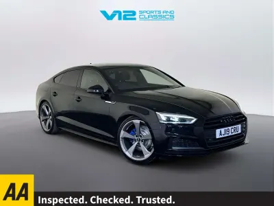 Used Audi A5 Black Edition 150 HP (110 kW) 2019 Black Coupe