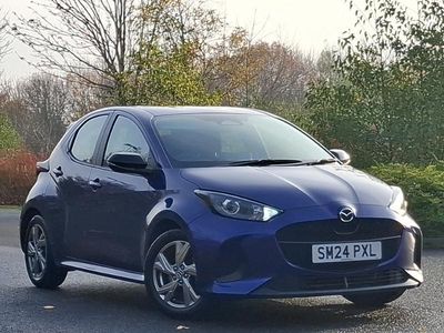 Blue Used 2024 Mazda 2 Exclusive-Line Hatchback | £17,498 (A bit pricey)