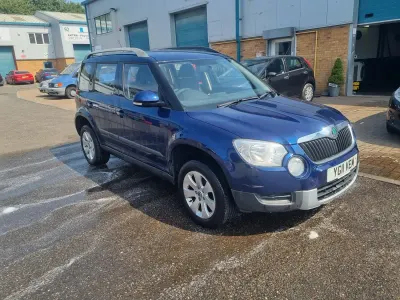 Used Skoda Yeti 105 HP (77 kW) 2011 Blue SUV
