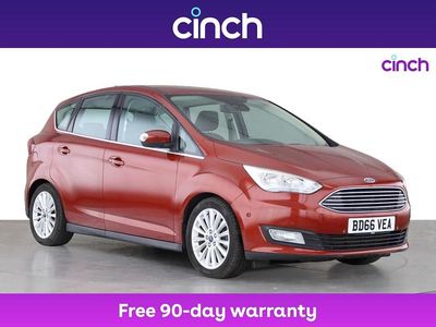 Red Used 2016 Ford C-MAX Titanium MPV | £9,249 (A bit pricey)