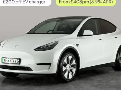 Used Tesla Model Y Standard Range 254 kW (346 HP) 2023 White SUV