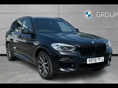 Used BMW X3 M Sport 187 HP (137 kW) 2021 Black SUV
