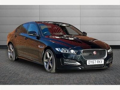 Used Jaguar XE R-Sport 180 HP (132 kW) 2017 Santorini black Sedan