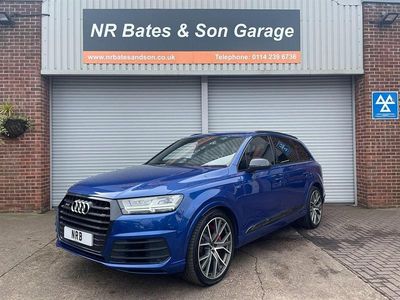 Used Audi SQ7 Business 435 HP (319 kW) 2017 Sepang blue SUV