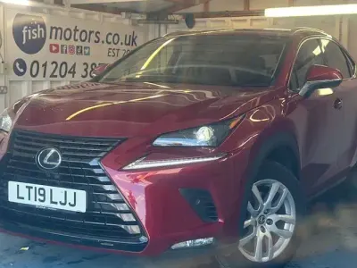 Used Lexus NX300h E-FOUR 197 HP (144 kW) 2019 Red SUV