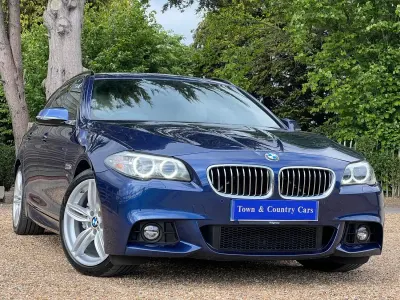 Used BMW 520 M Sport 190 HP (139 kW) 2016 Blue Estate