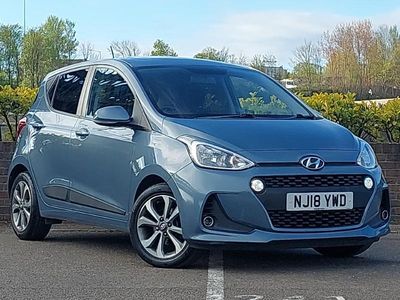 Used Hyundai i10 Premium SE 87 HP (63 kW) 2018 Blue Hatchback