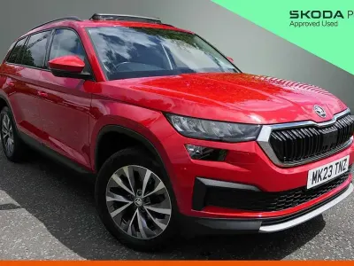 Used Skoda Kodiaq SE Drive 110 HP (80 kW) 2023 Velvet red metallic SUV