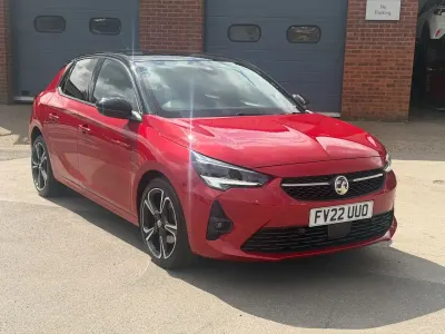 Used Vauxhall Corsa Edition 128 HP (94 kW) 2022 Red Hatchback