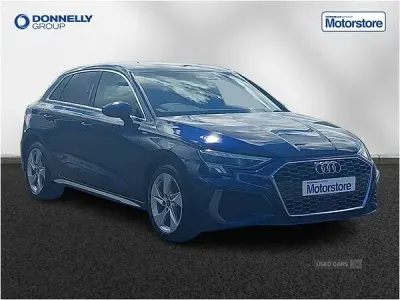 Used Audi A3 e-tron S-Line 2022 Blue Hatchback