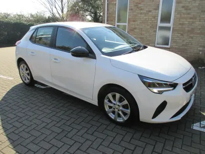 Used Vauxhall Corsa S 100 HP (73 kW) 2021 White Hatchback
